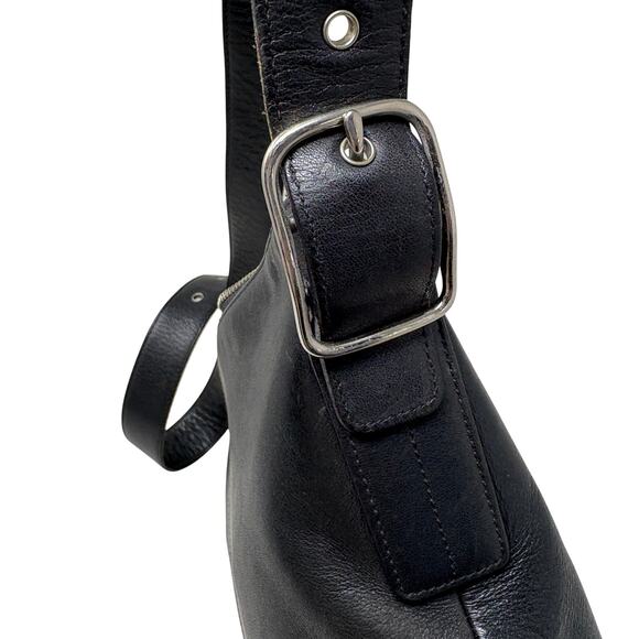 Vintage Coach Legacy Slim Duffel Smooth Leather Bag Purse 9326 Black DIY Zipper - Picture 4 of 11